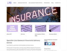 Tablet Screenshot of lfe-insurance.co.uk